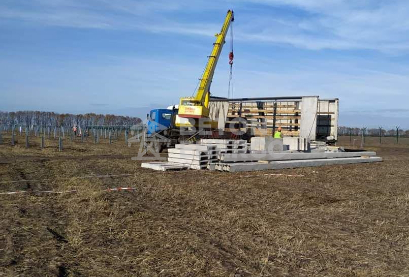 БЕТОНЕНЕРГО постачає залізобетонні вироби для будівництва СЕС,