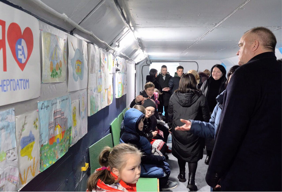 модульное залізобетонное укриття у селі Мусійки