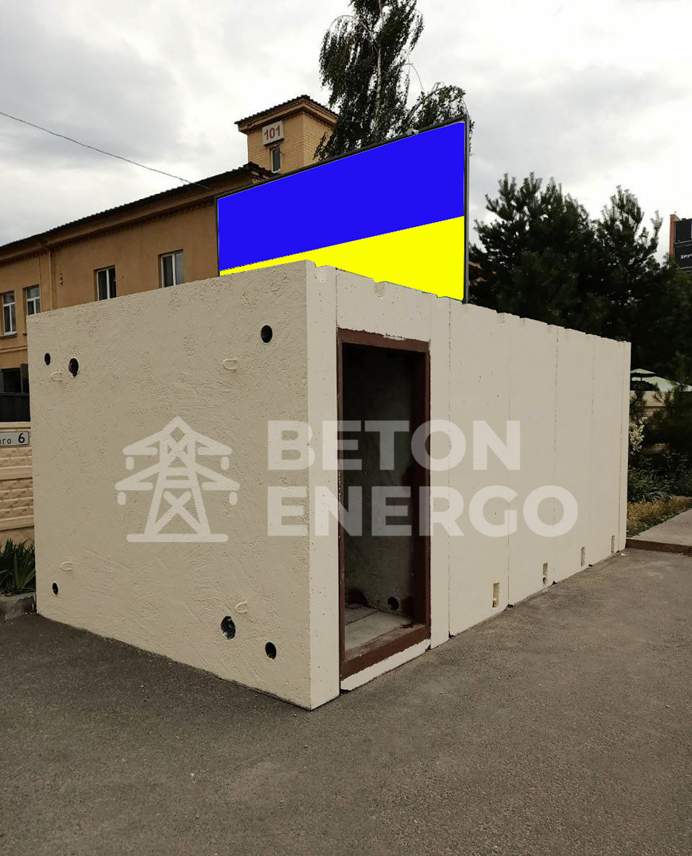 Наземне модульне швидкоспоруджуване укриття