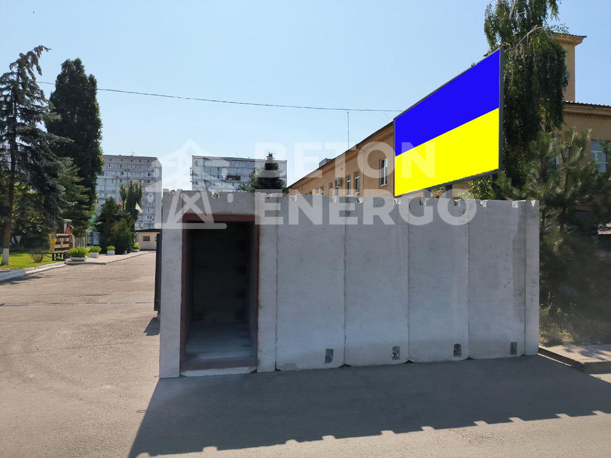 Наземне модульне швидкоспоруджуване укриття