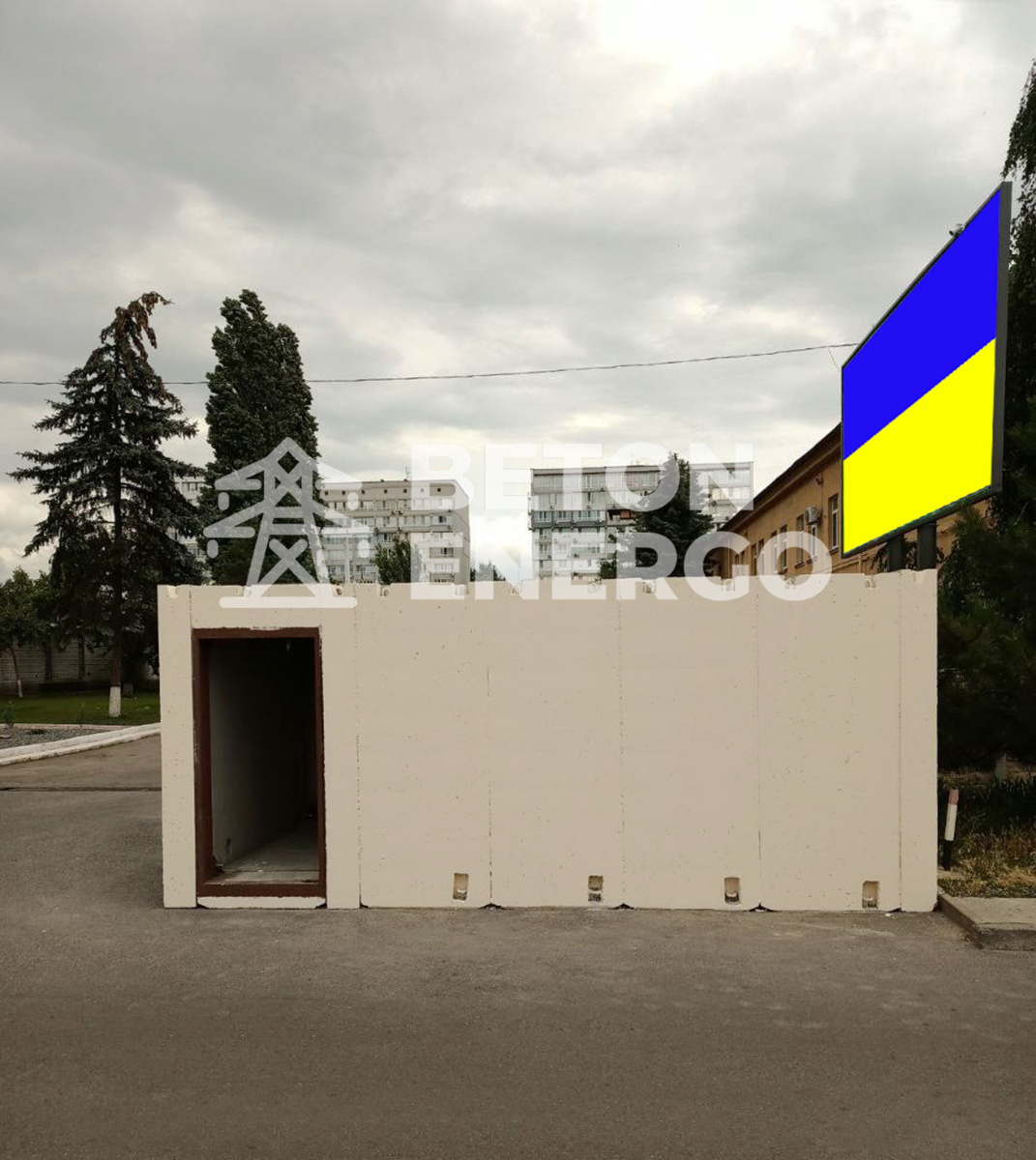 Наземне модульне швидкоспоруджуване укриття